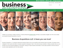 Tablet Screenshot of business-acquisitions.com